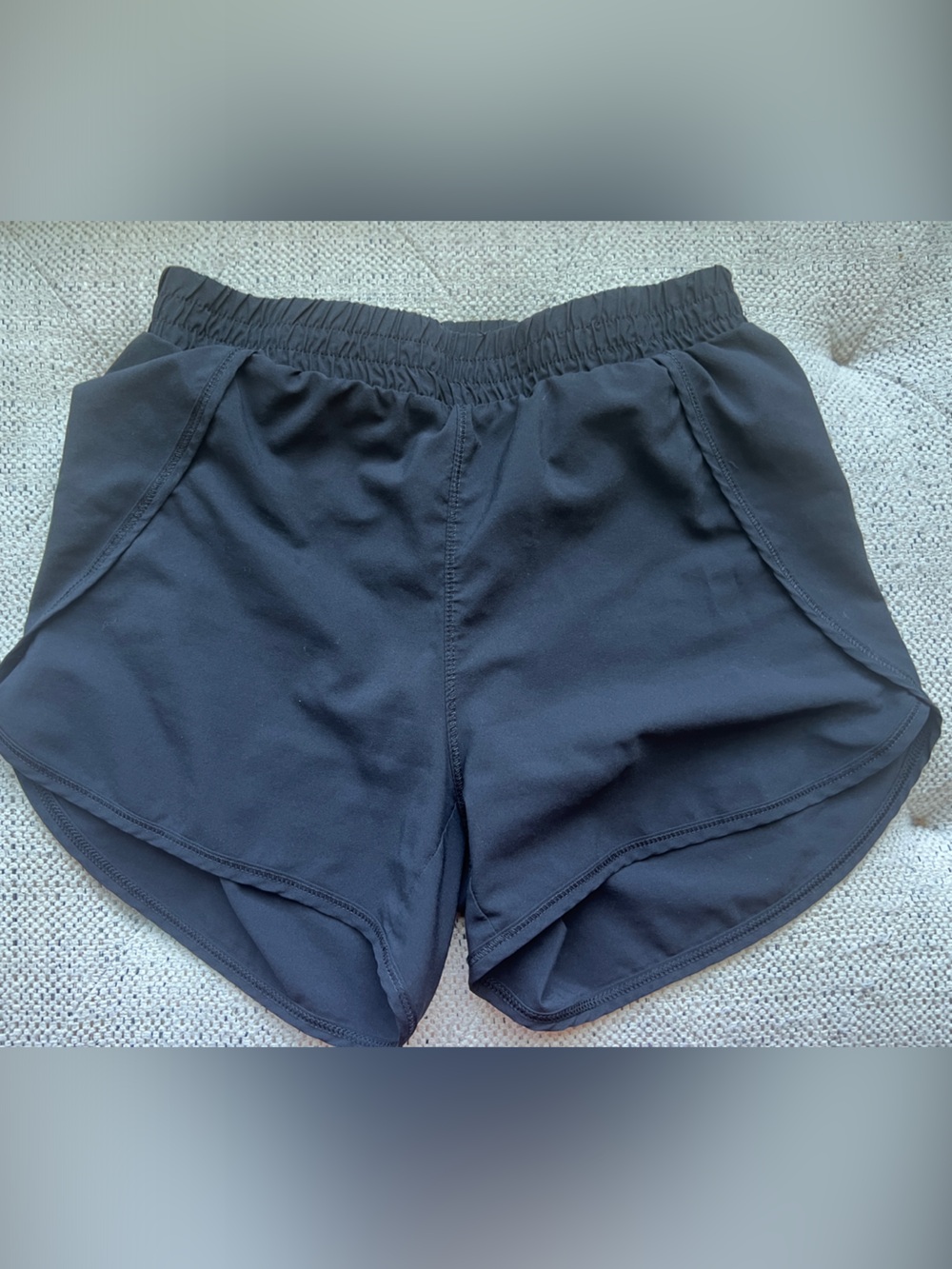 all in motion Black Girls' Sporty Elastic Waist Shorts